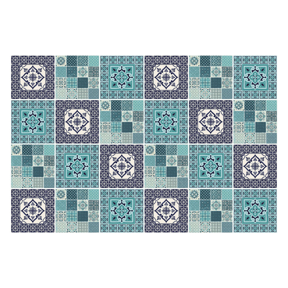 Samolepka na dlaždice Geometrické mozaikové dlaždice