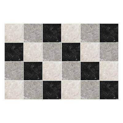 Samolepka na dlaždice Mramorová šachovnice