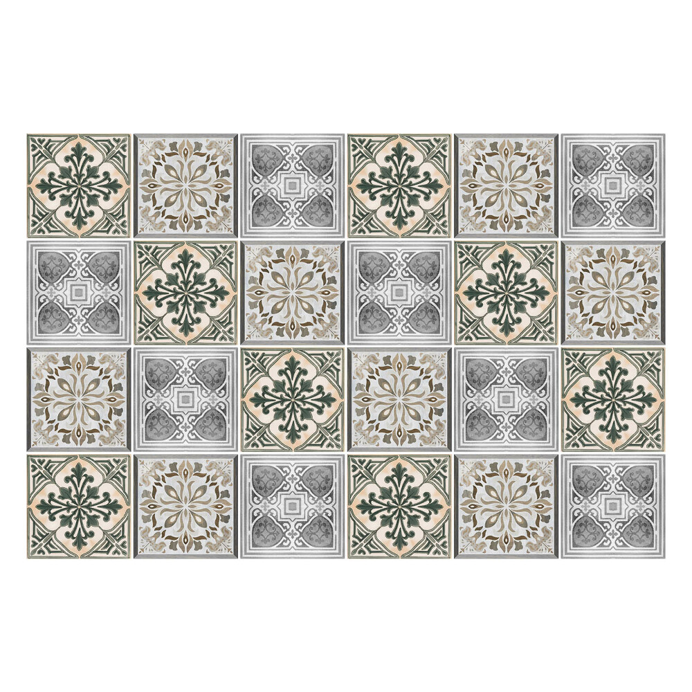 Nálepka na dlaždice Staré mozaikové dlaždice