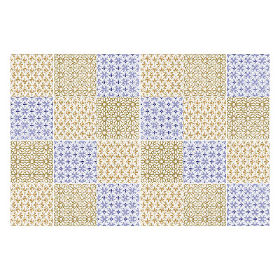 Samolepka na dlaždice Drobné květinové ornamenty