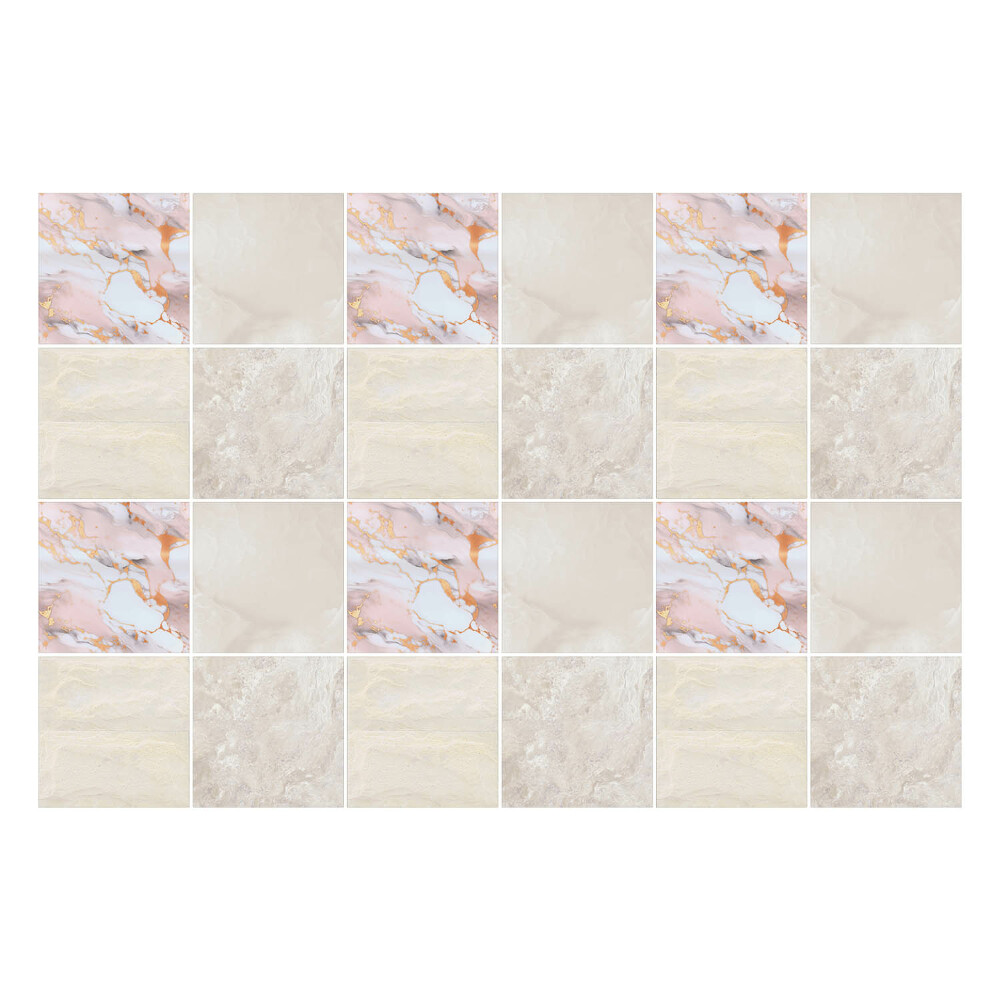 Samolepka na dlaždice Elegantní mramorové dlaždice