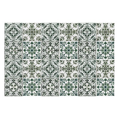 Samolepka na dlaždice Květinové ornamenty na dlaždicích