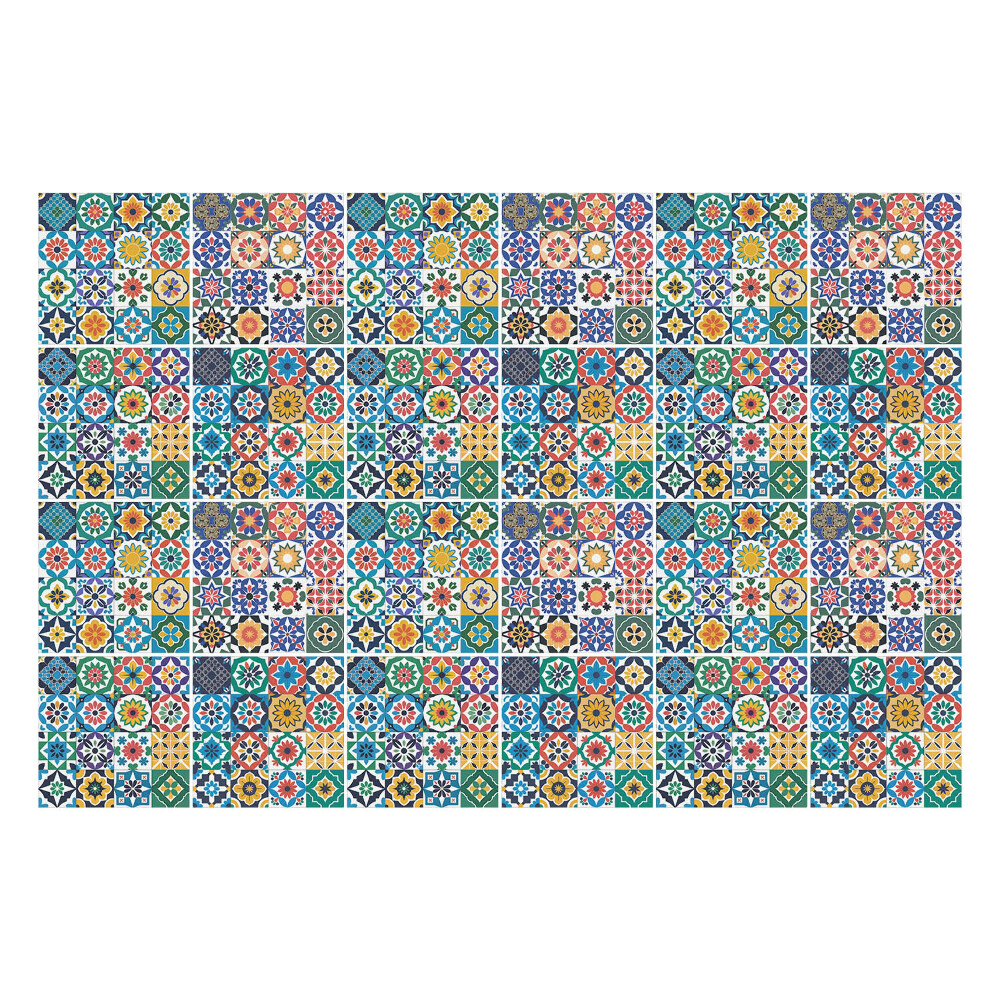 Samolepka na dlaždice Mozaika barevných dlaždic