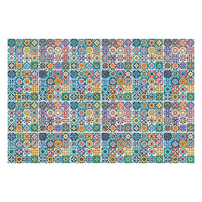 Samolepka na dlaždice Mozaika barevných dlaždic