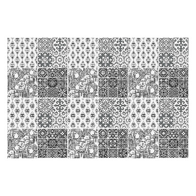 Nálepka na dlaždice Starožitný design