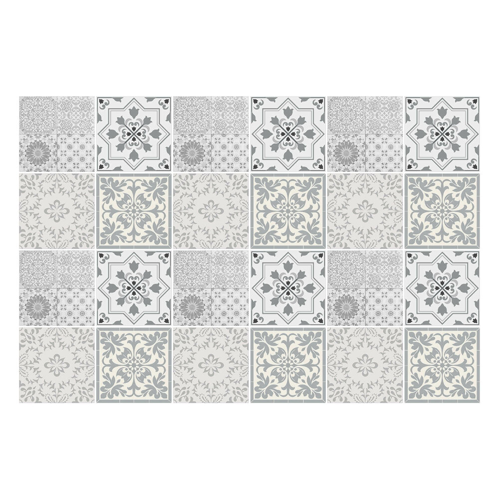 Samolepka na dlaždice Elegantní dlaždice s ornamenty