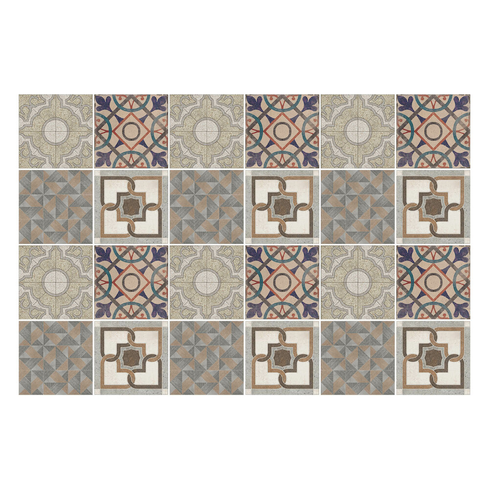 Nálepka na dlaždice Mozaika ze starých dlaždic