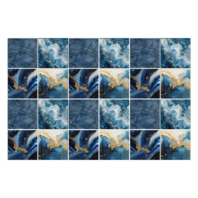 Nálepka na dlaždice Abstraktní vlny a pruhy