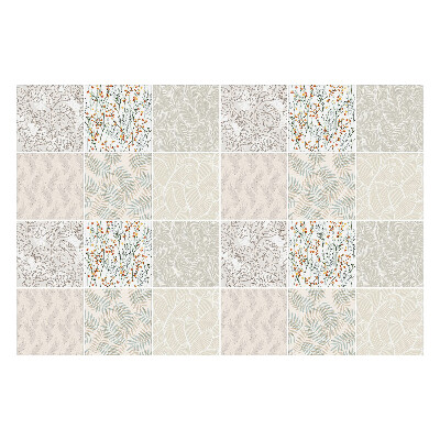 Nálepka na dlaždice Rostlinné složení