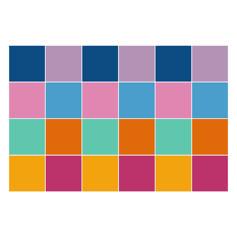 Samolepka na dlaždice Pastelově hladká mozaika