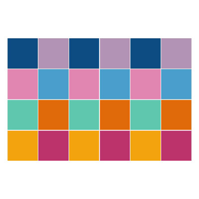 Samolepka na dlaždice Pastelově hladká mozaika