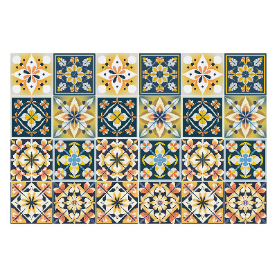 Samolepka na dlaždice Složení marockých dlaždic