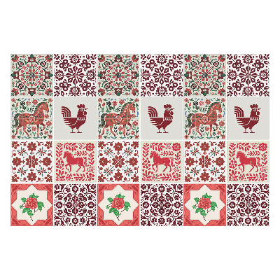 Samolepka na dlaždice Tradiční lidové motivy