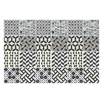 Samolepka na dlaždice Iluze geometrických motivů