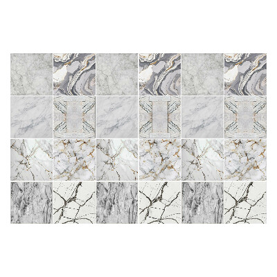 Samolepka na dlaždice Elegantní mramorové motivy