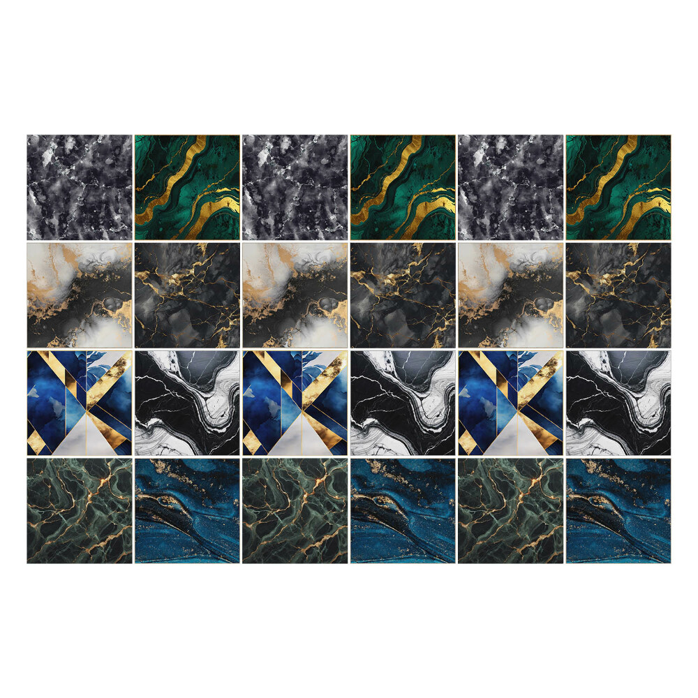 Nálepka na dlaždice Elegantní mramorové motivy