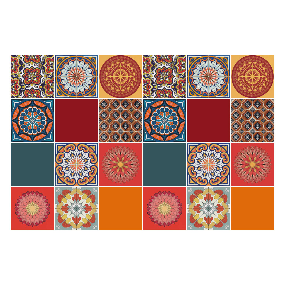 Nálepka na dlaždice Marocké barvy