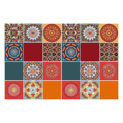 Nálepka na dlaždice Marocké barvy