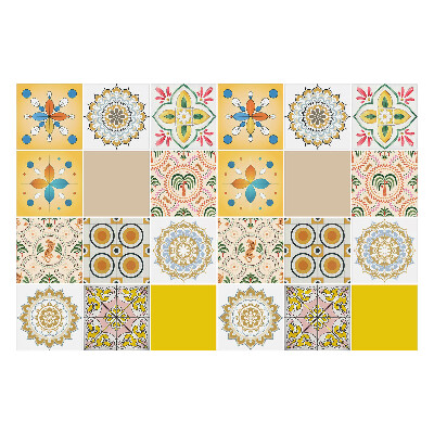 Nálepka na dlaždice Zajímavé rostlinné motivy