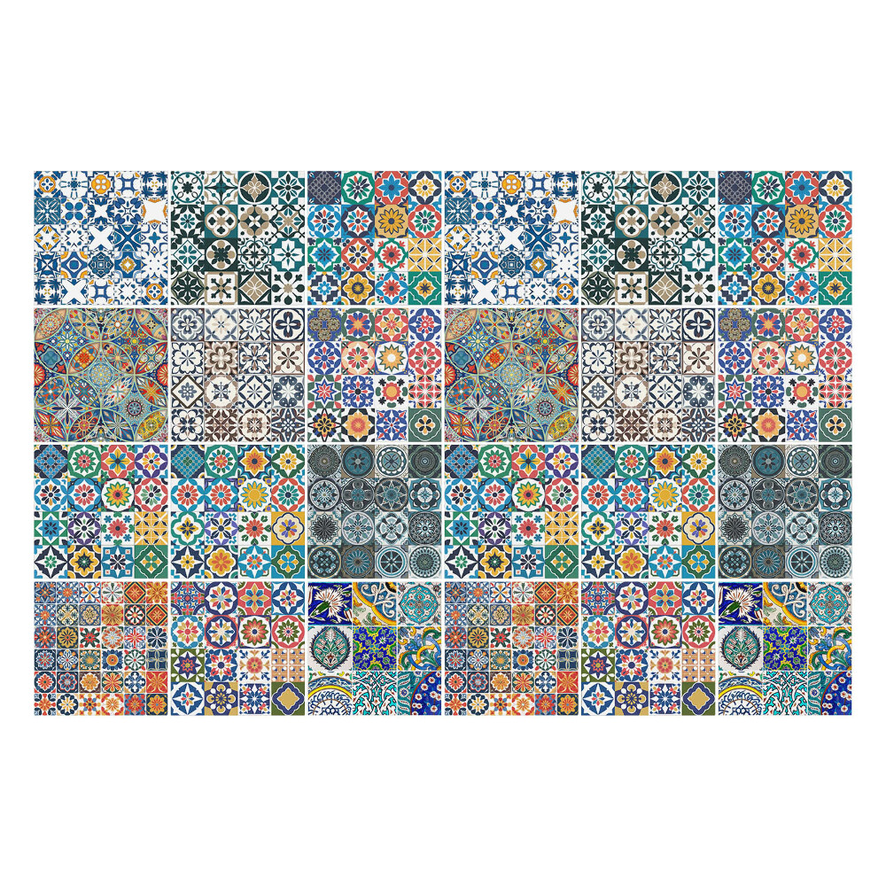 Nálepka na dlaždice Různé dekorativní dlaždice