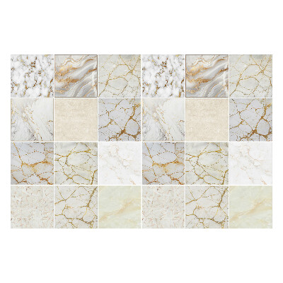 Nálepka na dlaždice Elegantní mramorová mozaika