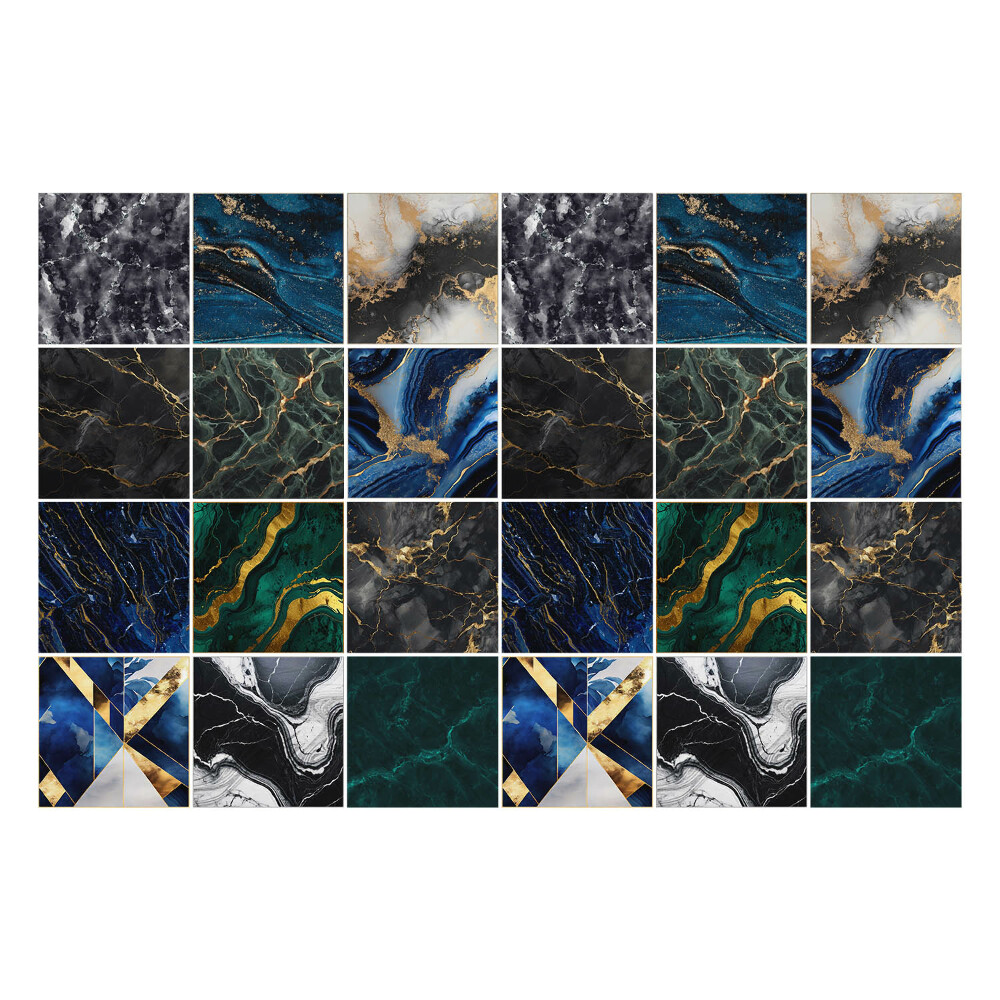 Nálepka na dlaždice Elegantní mramorová mozaika