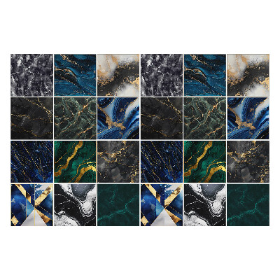 Nálepka na dlaždice Elegantní mramorová mozaika