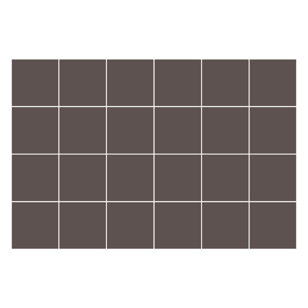 Samolepka na dlaždice Barva Hnědá