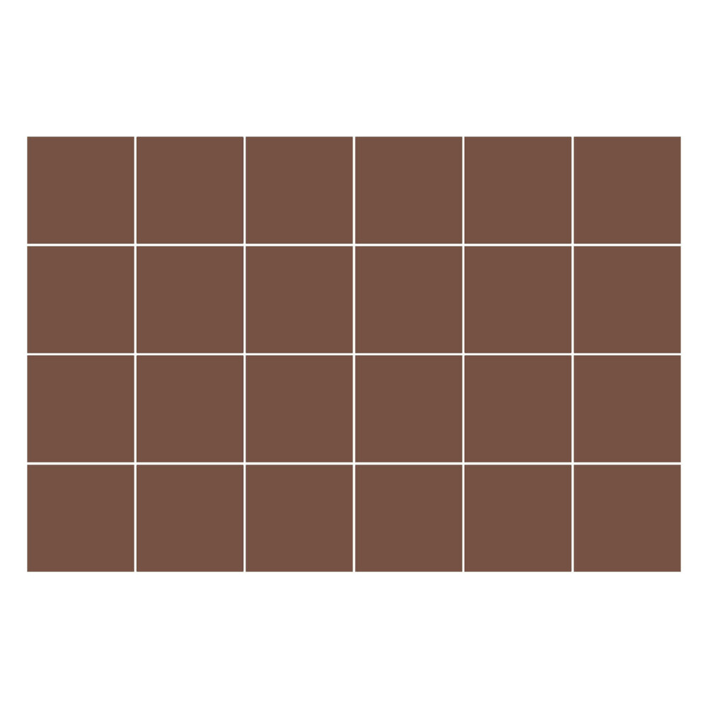 Samolepka na dlaždice Barva Hnědá