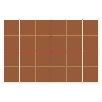 Nálepka na dlaždice Barva Hnědá