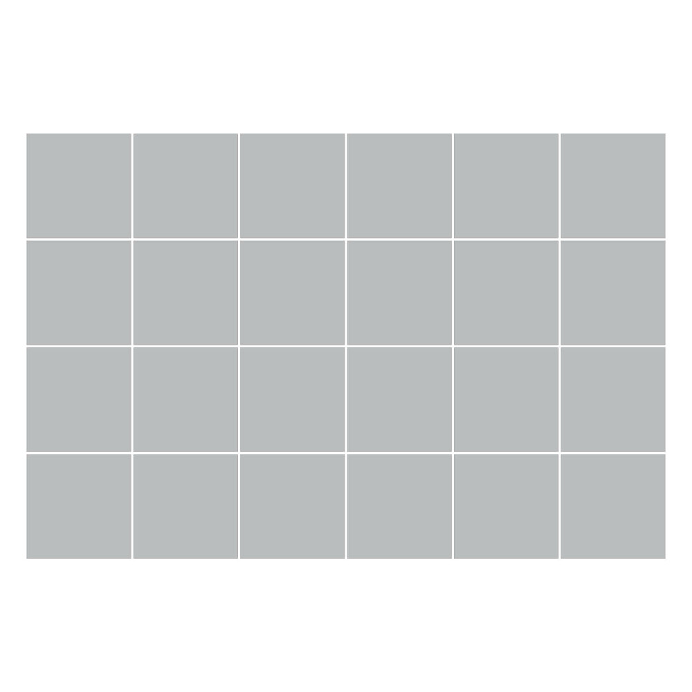 Samolepka na dlaždice Barva Světle šedá