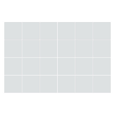 Nálepka na dlaždice Barva bílá