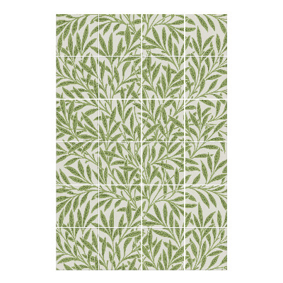 Samolepka na dlaždice Vrbové listy od Williama Morrise