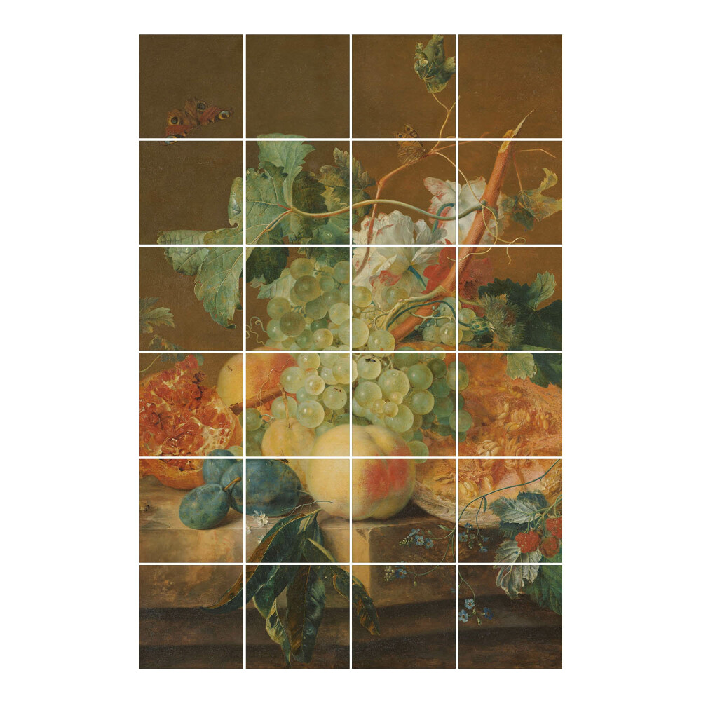 Nálepka na dlaždice Zátiší s ovocem