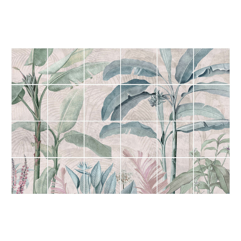 Nálepka na dlaždice Tropická vegetace