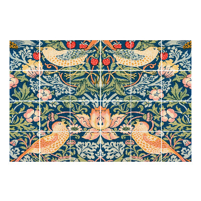 Nálepka na dlaždice Zloděj jahod od Williama Morrise