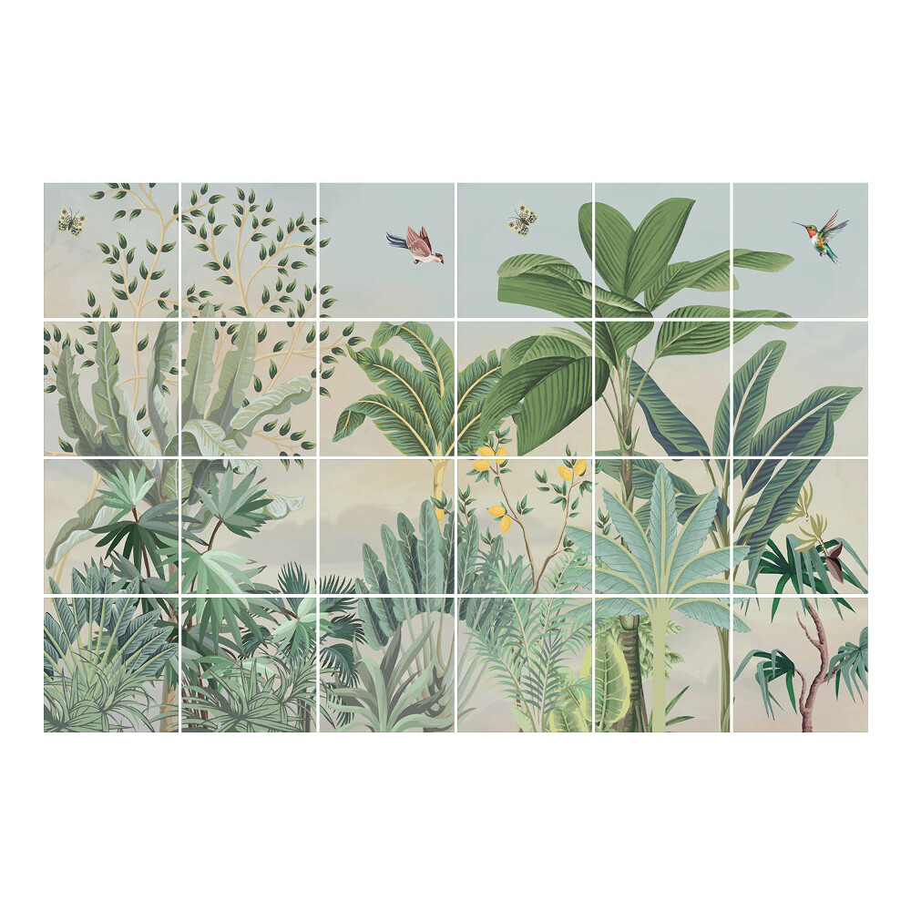 Nálepka na dlaždice Tropická vegetace