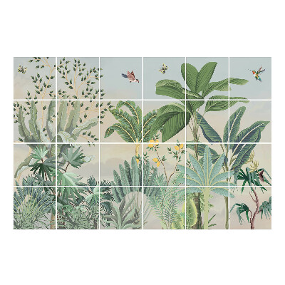 Nálepka na dlaždice Tropická vegetace