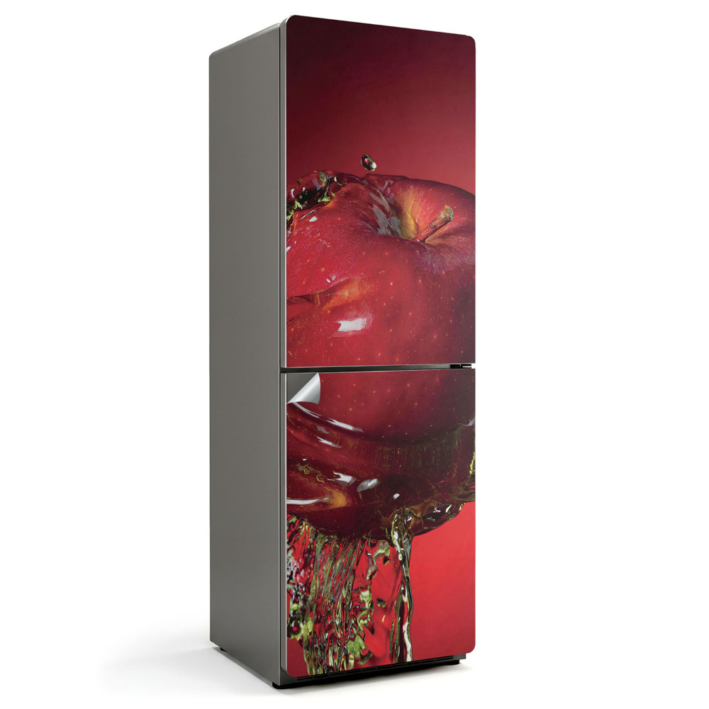 Fólie na lednici Motiv jablka ve vodní scenérii