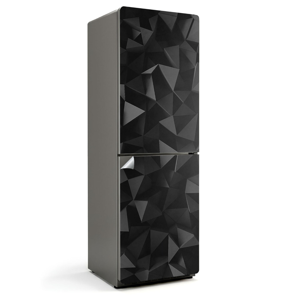 Samolepicí tapeta na lednici Trojrozměrný geometrický vzor