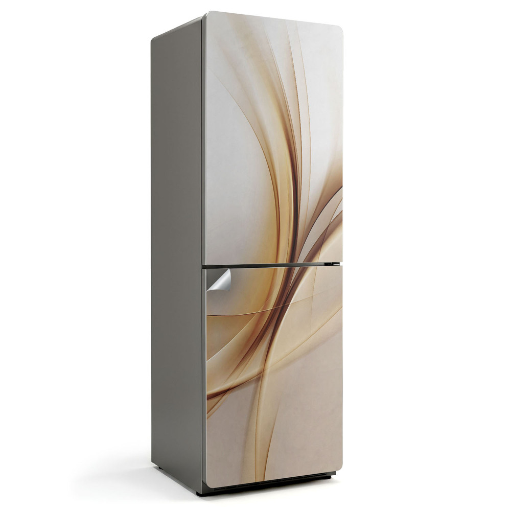 Tapeta na lednici Abstraktní křivky a vlny