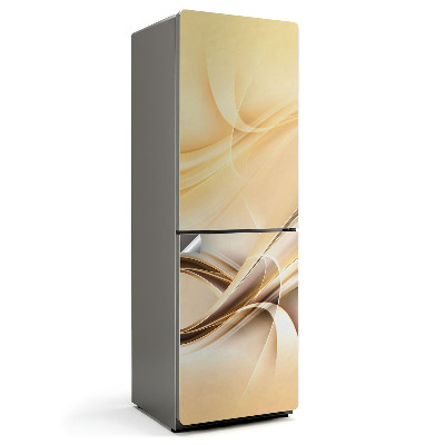 Samolepka na lednici Vlny a čáry v abstraktní podobě