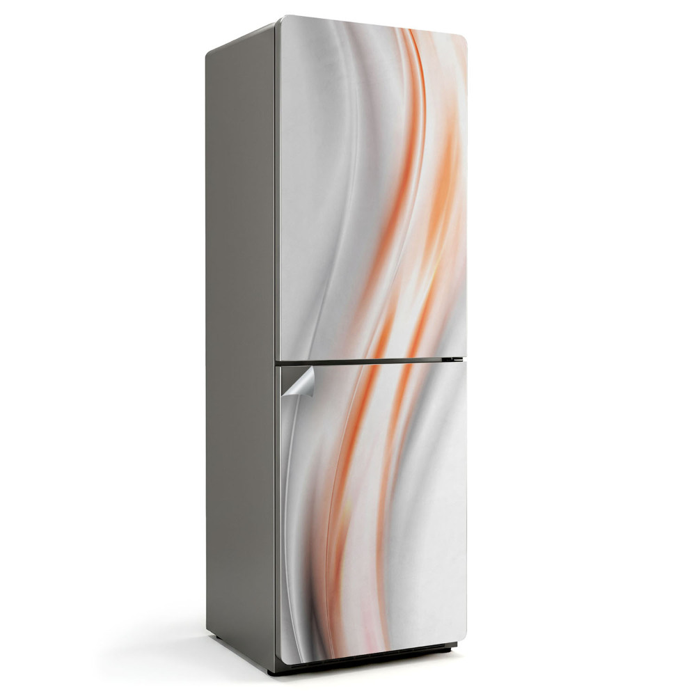 Tapeta na lednici Vlny v jemných odstínech