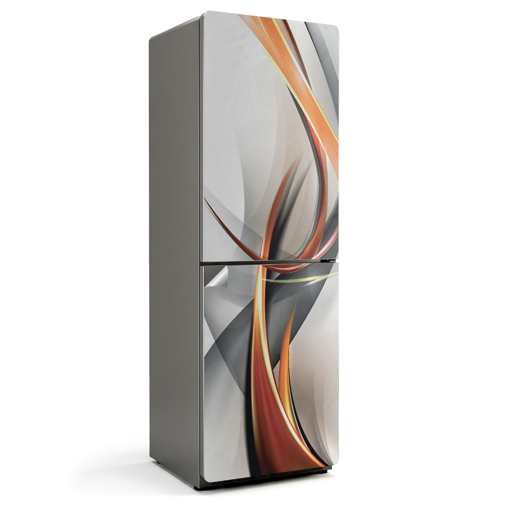 Samolepka na lednici Vlny vzorů v pohybu