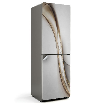 Samolepka na lednici Vlnité linie v elegantním stylu