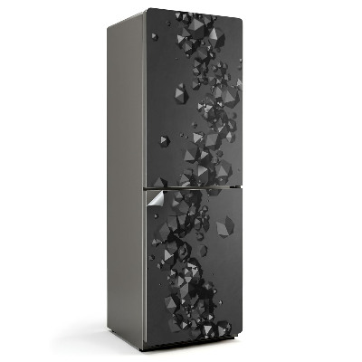 Fólie na lednici Dynamické tvary v prostoru