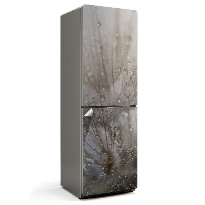 Samolepicí tapeta na lednici Kapky na jemné chloupky