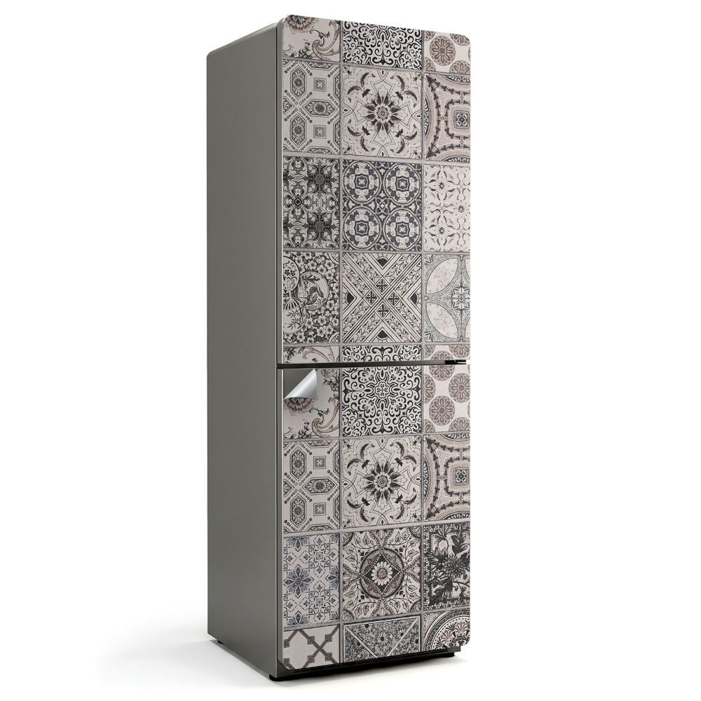 Fólie na lednici Mozaikové inspirace v geometrických tvarech