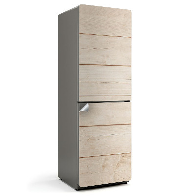 Tapeta na lednici Horizontální deska s dřevěným vzorem