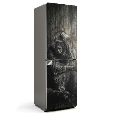 Tapeta na lednici Gorila v rozjímání